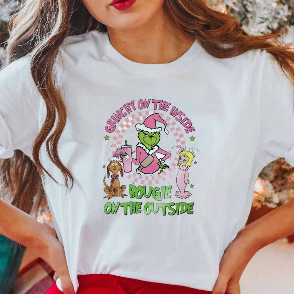 Bougie Grinch Christmas Funny Holiday Quote Unisex T-Shirt
